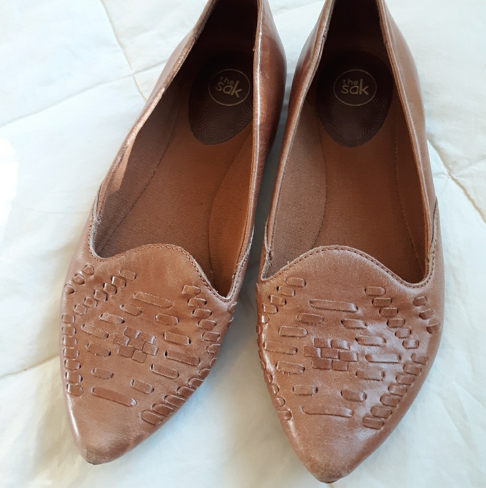 The Sak leather vintage style flats